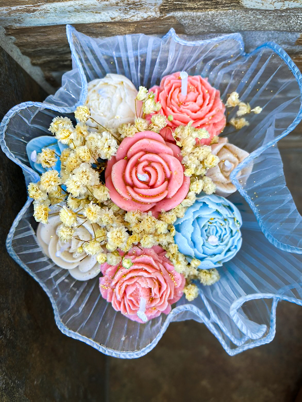 Bouquet en bougies 💐 - Yab Création