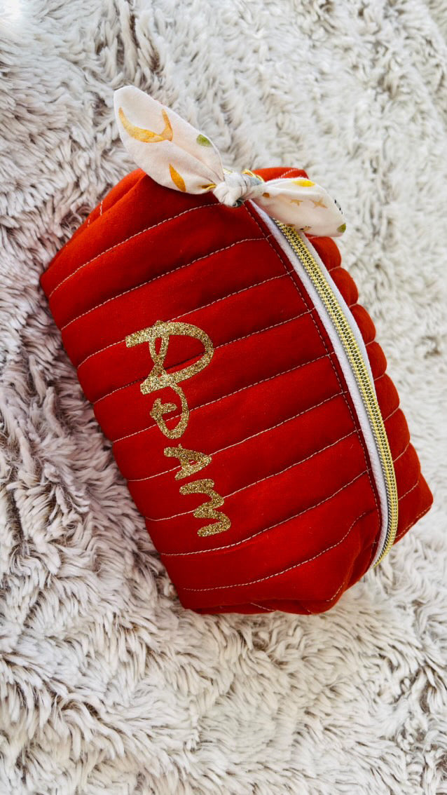 Trousse de toilette mixte PERSONNALISÉE 💄 | Handmazing