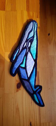 Tapis décoratif Baleine 30cm 🐳 - Pikota Pei