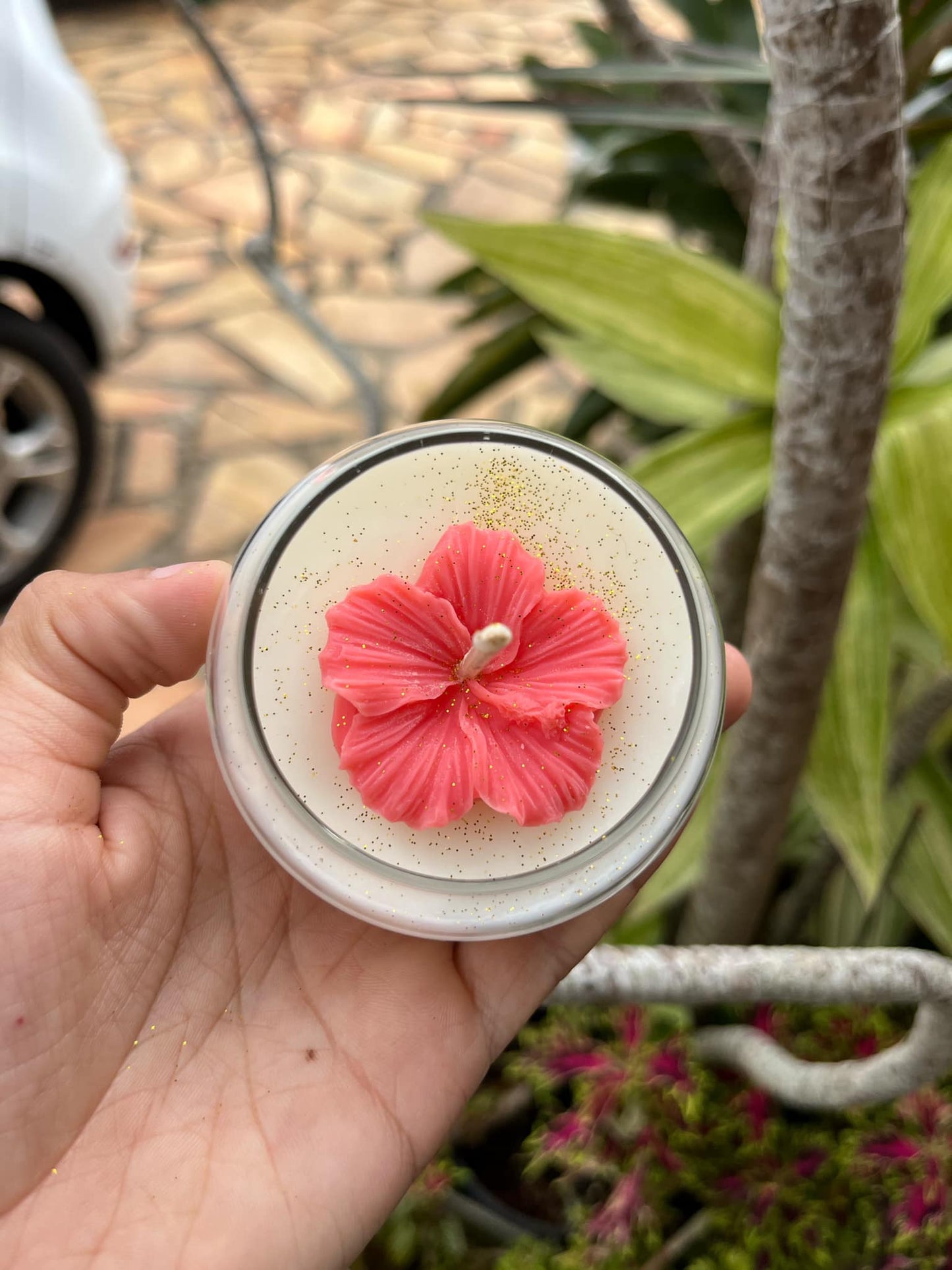 Bougie Hibiscus 🌺 | Yab Création