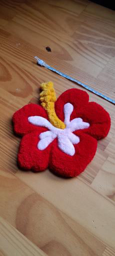 Tapis décoratif Hibiscus 20cm 🌺 - Pikota Pei