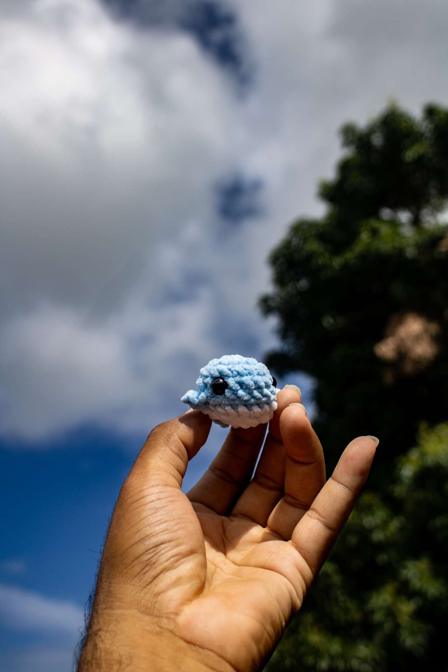 Petite baleine en crochet – Amigurumi fait main 🐋