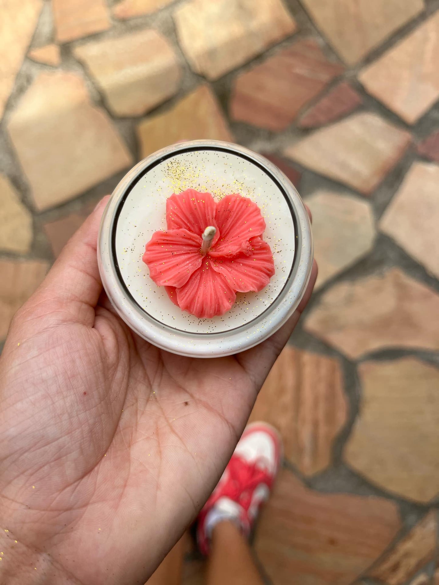 Bougie Hibiscus 🌺 | Yab Création