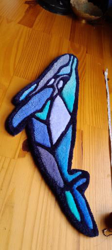 Tapis décoratif Baleine 30cm 🐳 - Pikota Pei