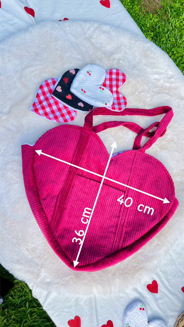 Tote Bag cœur PERSONNALISÉ ♥️ | Handmazing