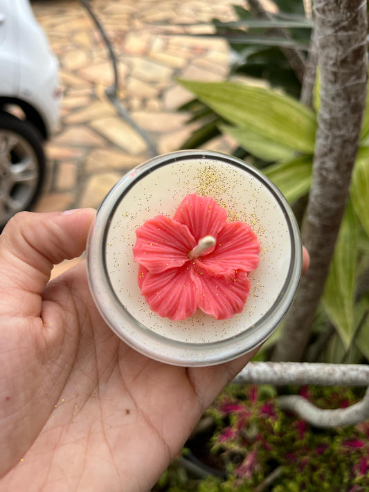 Bougie Hibiscus 🌺 | Yab Création