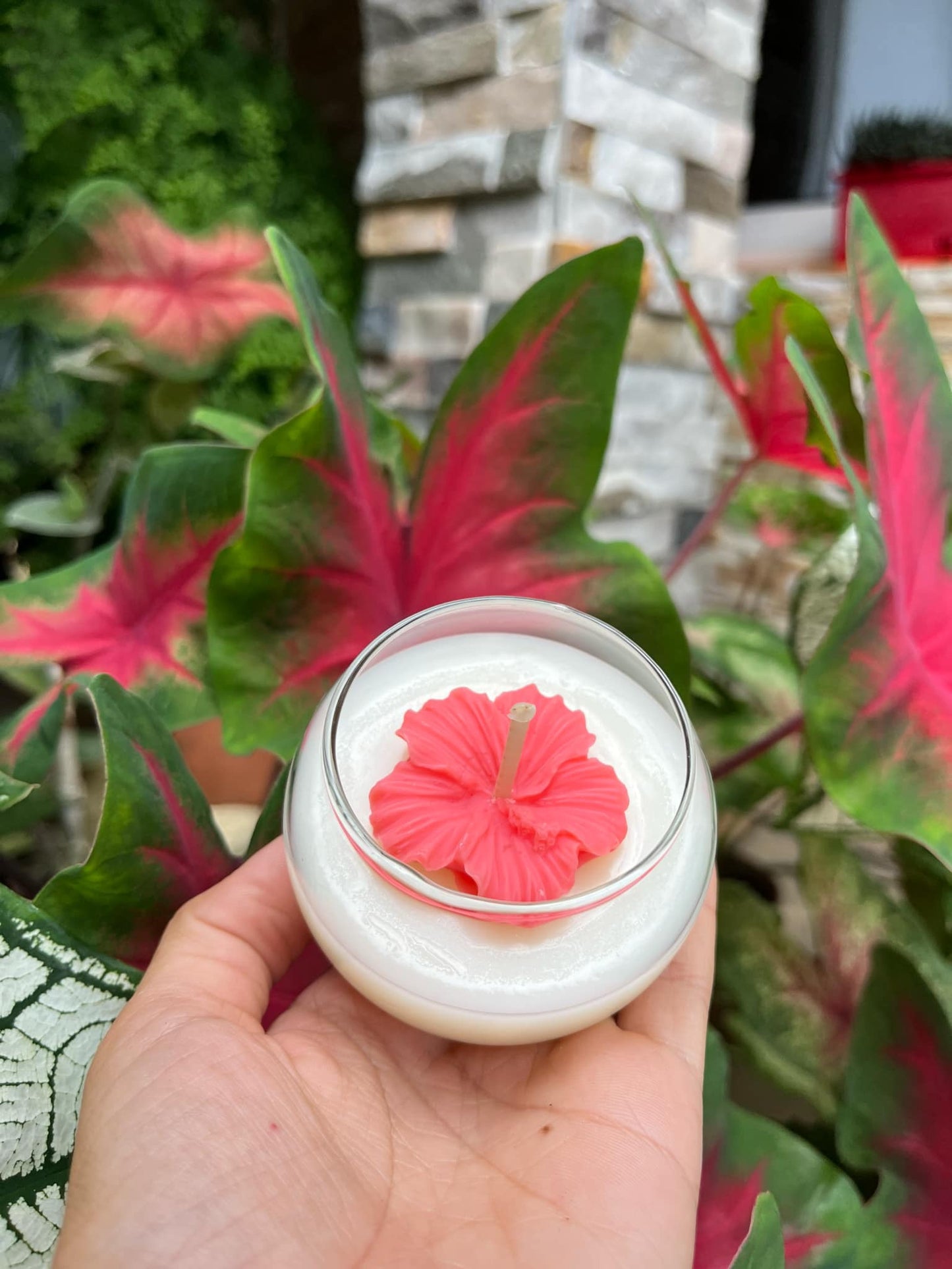 Bougie Hibiscus 🌺 | Yab Création