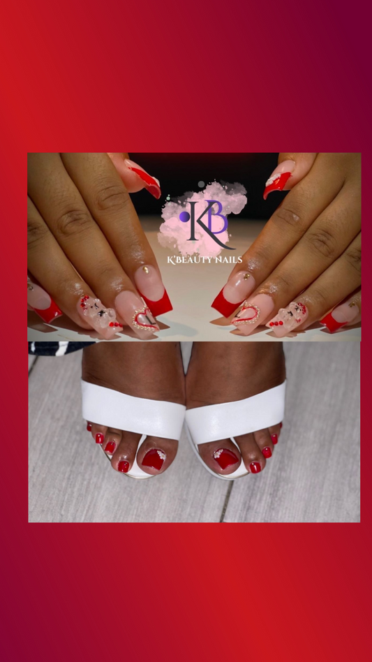 💅 Forfait capsules américaines mains + Semi-Permanent pieds – Bon Cadeau K’Beauty Nails 🎁